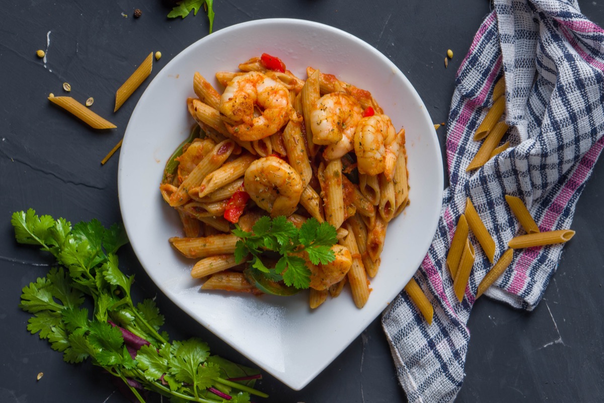 Penne Pasta Shrimps
